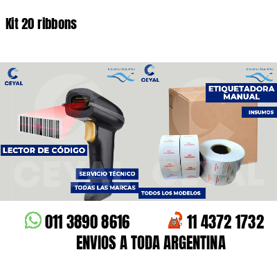 Kit 20 ribbons