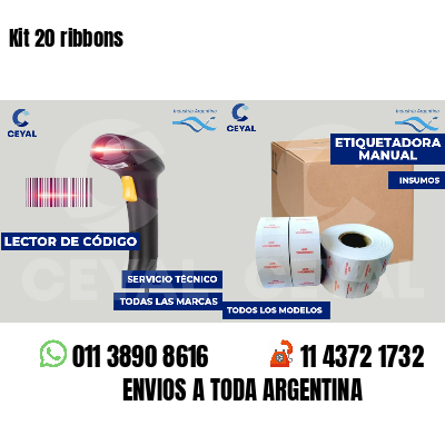 Kit 20 ribbons