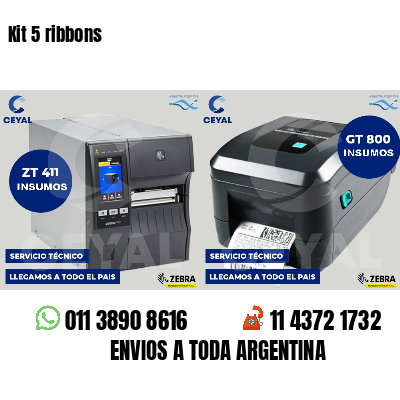 Kit 5 ribbons