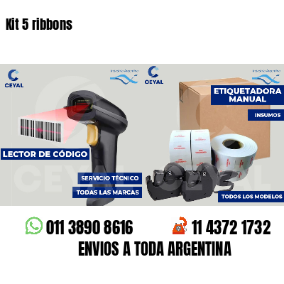 Kit 5 ribbons