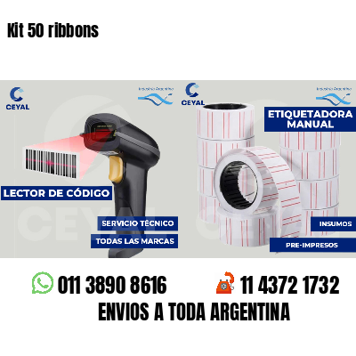 Kit 50 ribbons