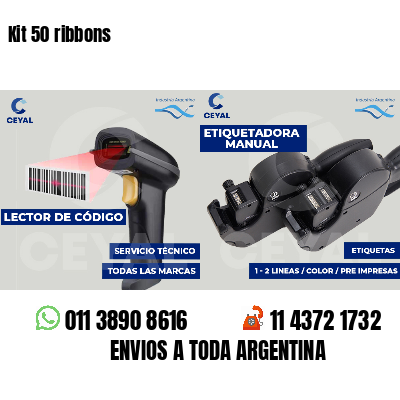 Kit 50 ribbons