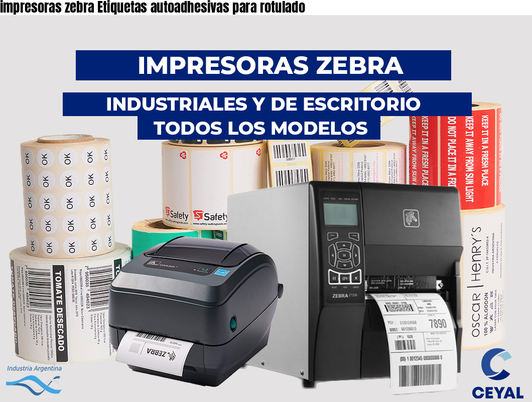 impresoras zebra Etiquetas autoadhesivas para rotulado