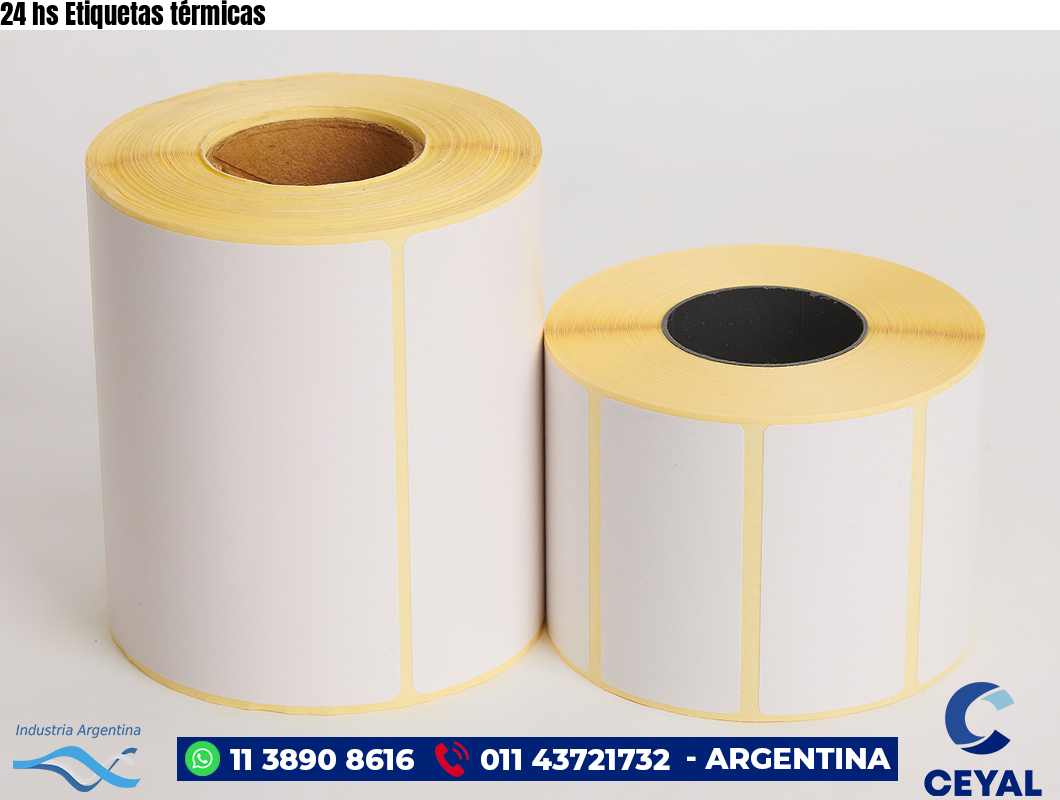 24 hs Etiquetas térmicas