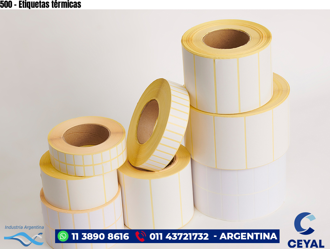 500 – Etiquetas térmicas
