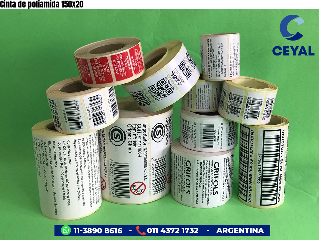 Cinta de poliamida 150x20