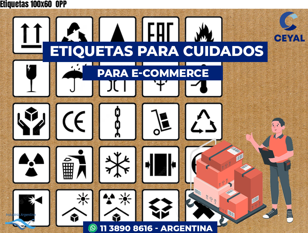 Etiquetas 100x60 OPP