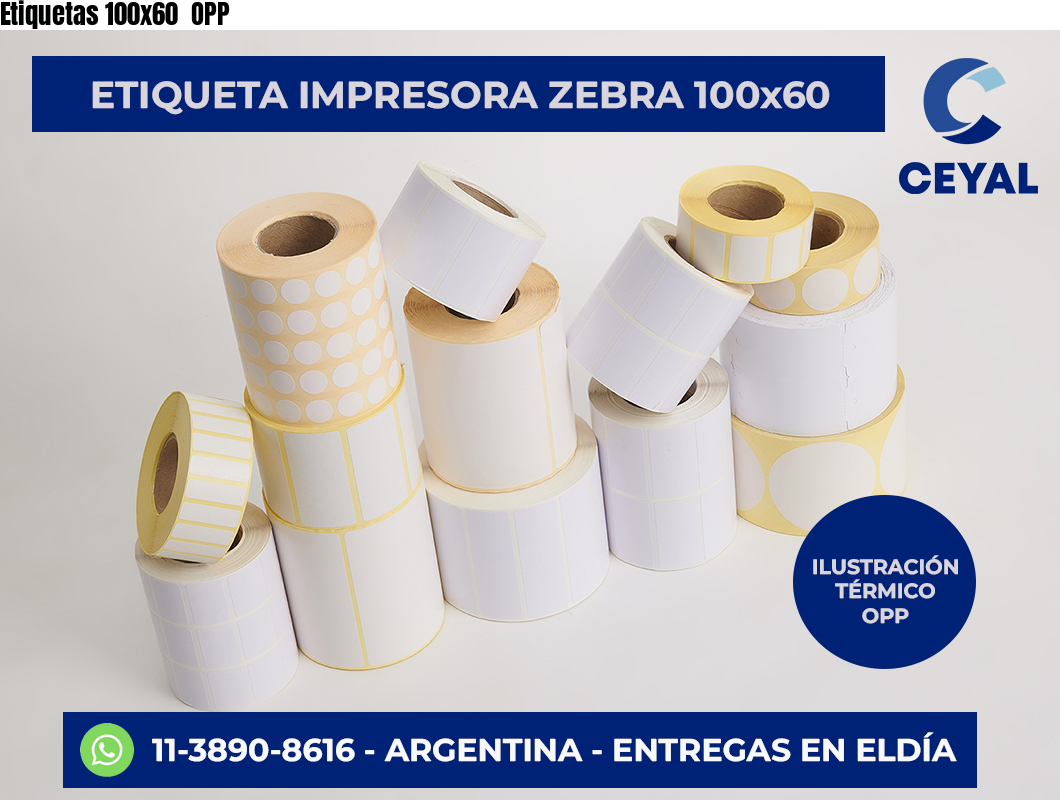 Etiquetas 100×60  OPP