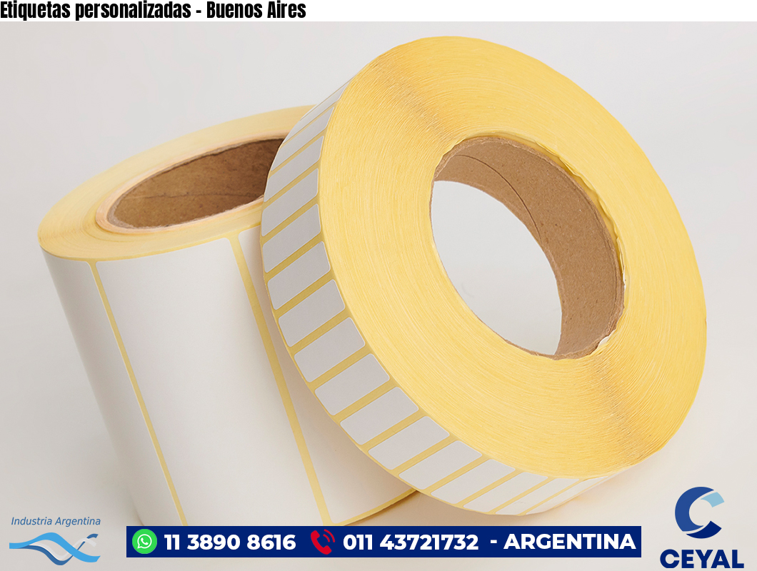 Etiquetas personalizadas - Buenos Aires
