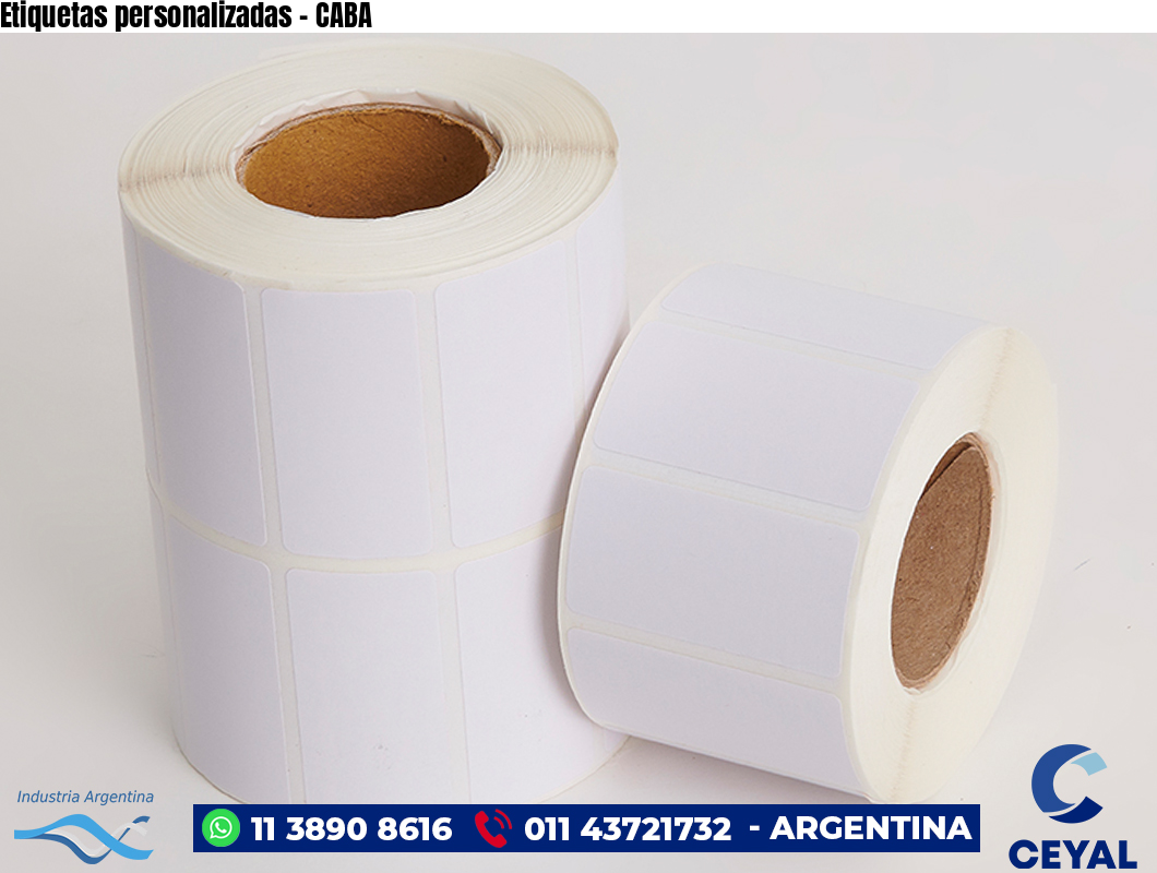Etiquetas personalizadas - CABA