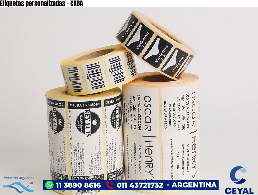 Etiquetas personalizadas – CABA