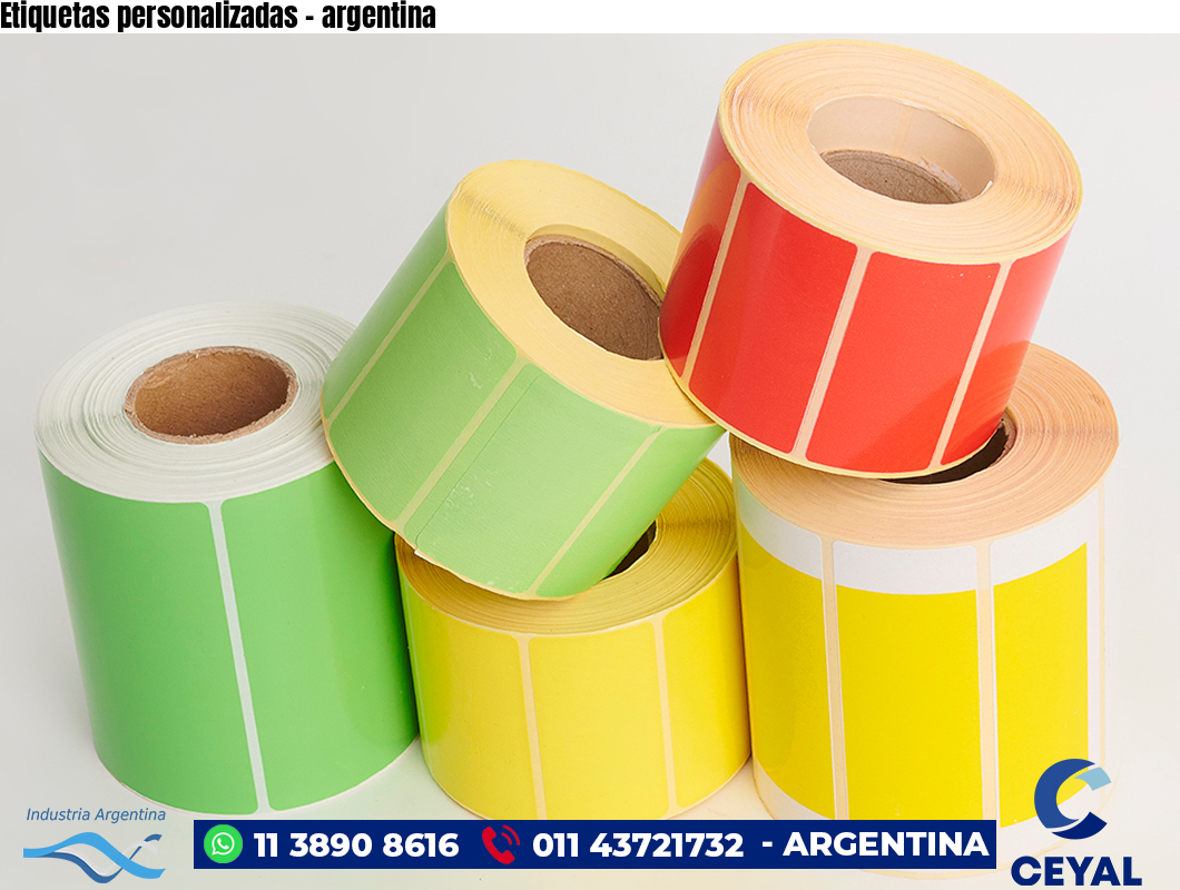 Etiquetas personalizadas - argentina