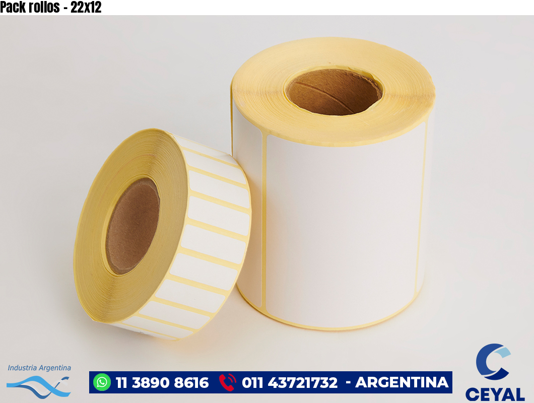 Pack rollos - 22x12