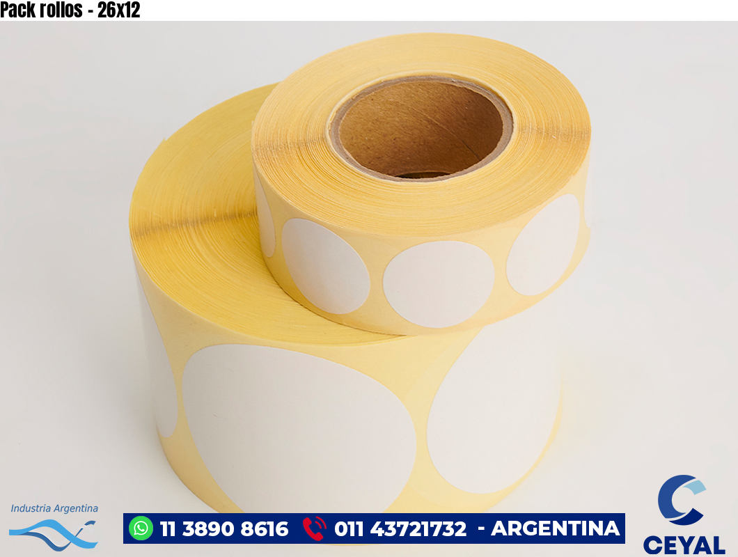 Pack rollos - 26x12