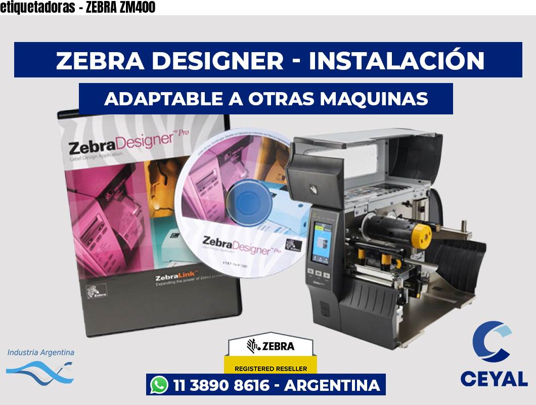 etiquetadoras - ZEBRA ZM400