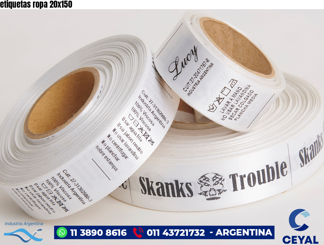 etiquetas ropa 20×150