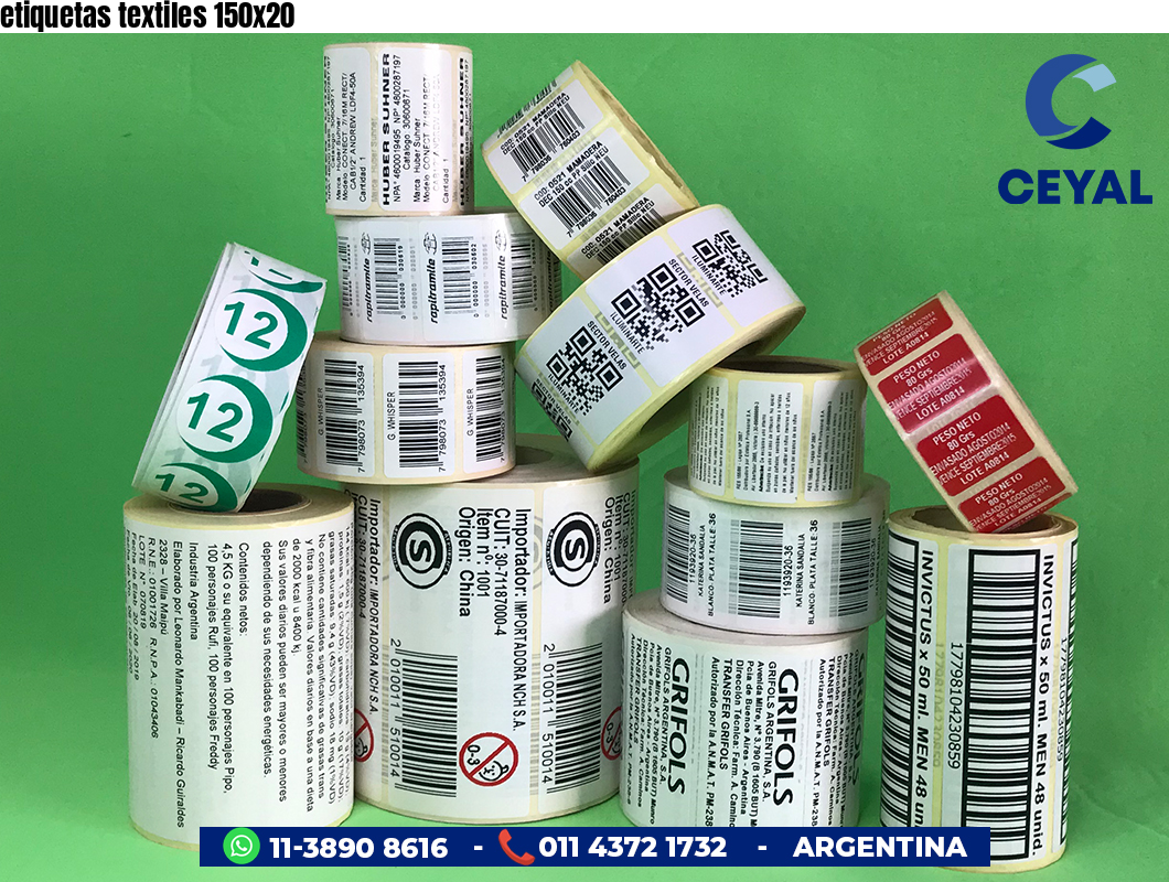 etiquetas textiles 150x20