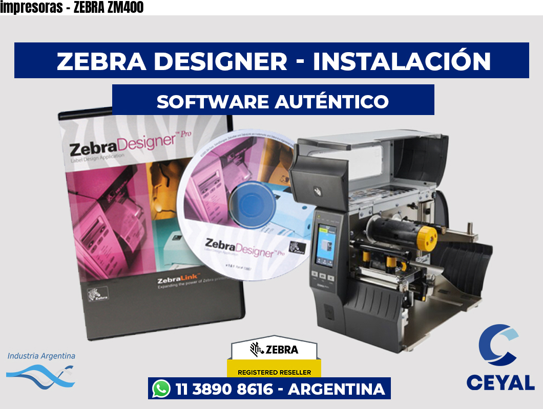 impresoras - ZEBRA ZM400