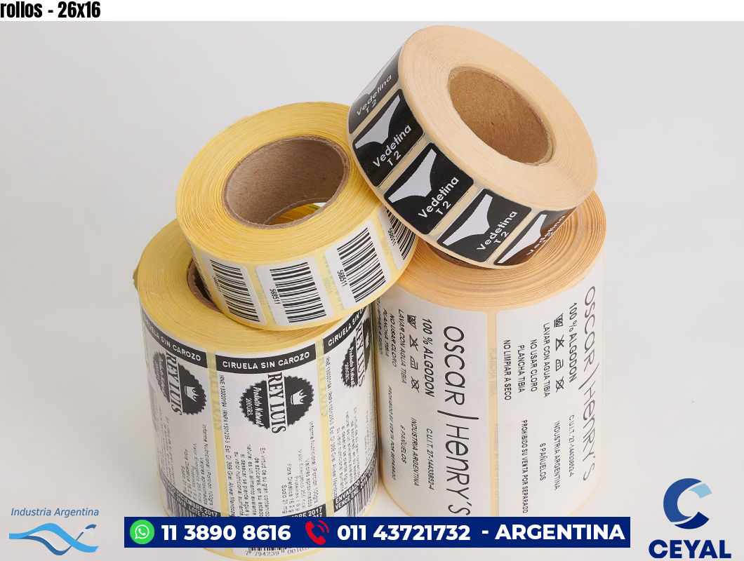 rollos - 26x16