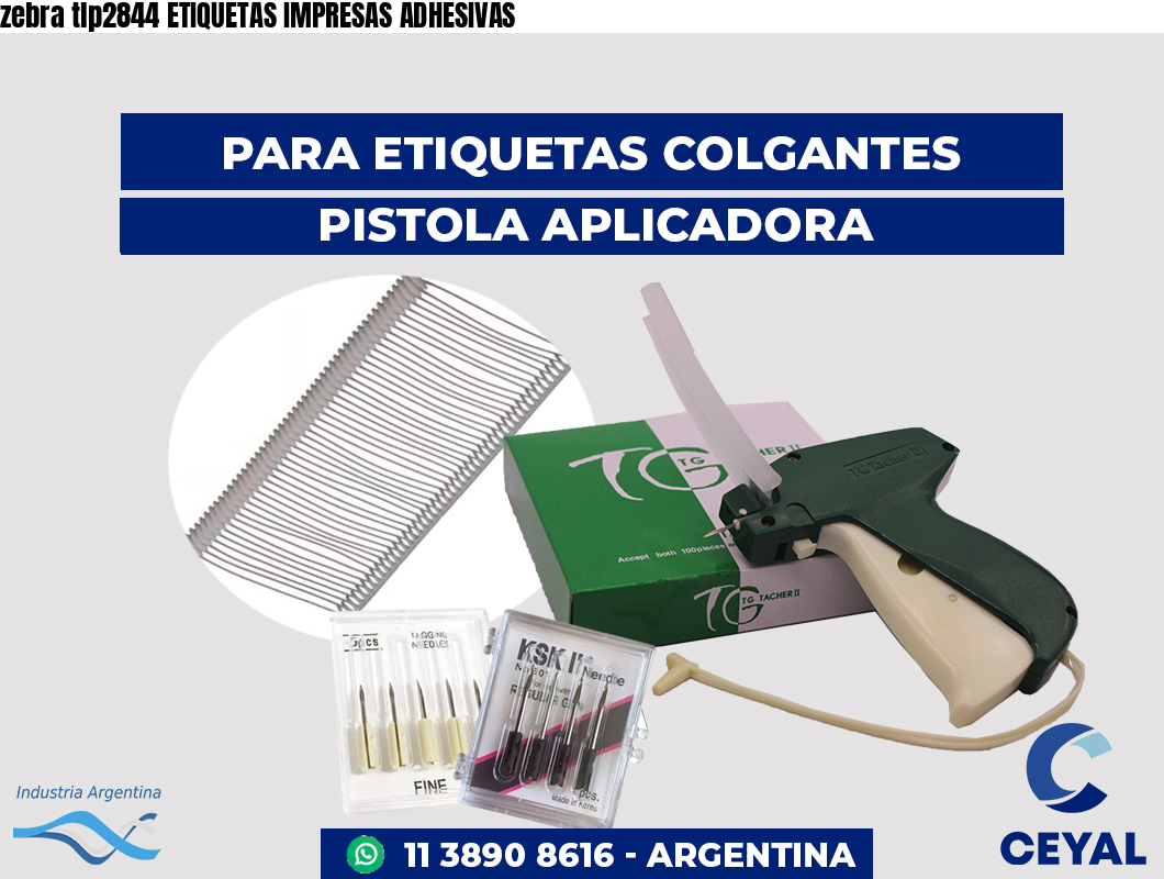 zebra tlp2844 ETIQUETAS IMPRESAS ADHESIVAS