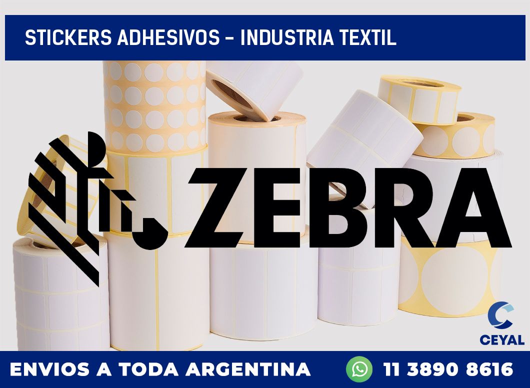 Textil Sticker stickers adhesivos – Industria textil | Etiquetas para Fabricas
