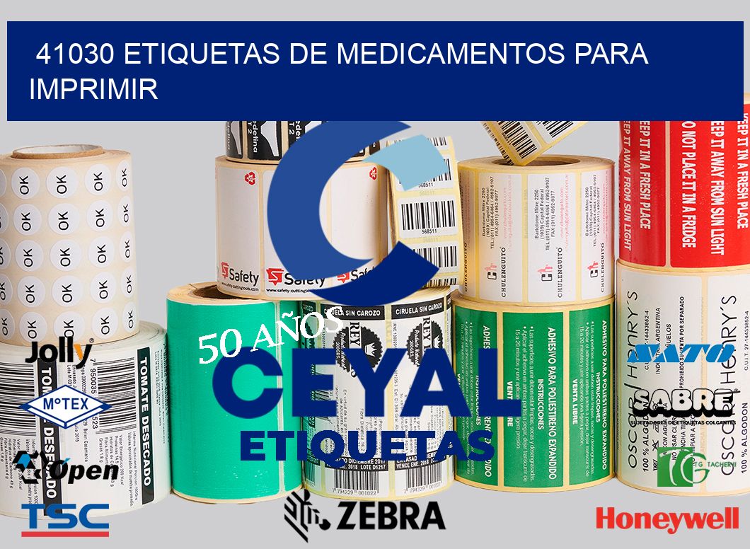 41030 etiquetas de medicamentos para imprimir