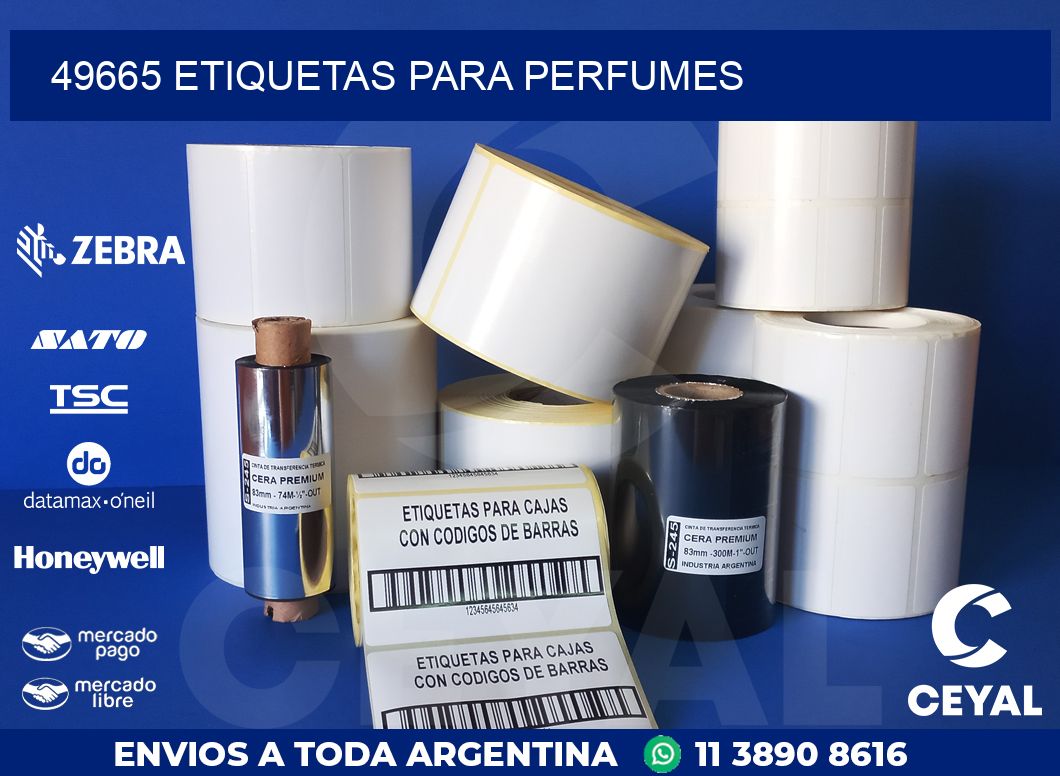 49665 ETIQUETAS PARA PERFUMES