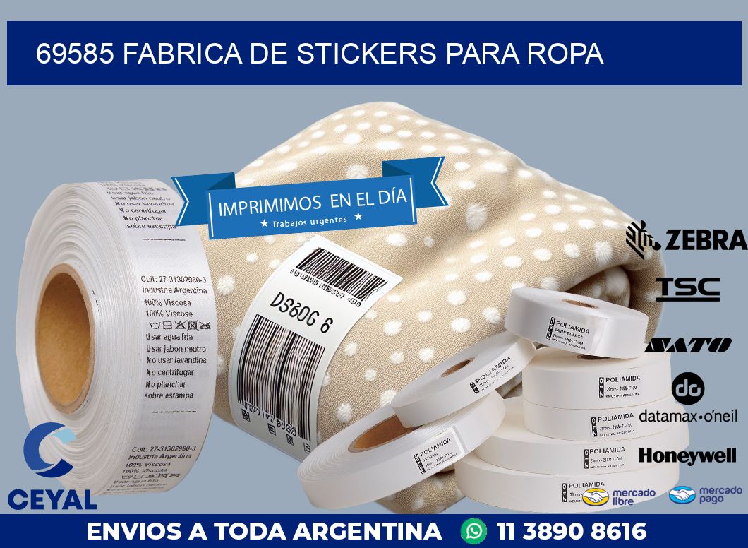 Stickers En Ropa 69585 FABRICA DE STICKERS PARA ROPA | Etiquetas para Fabricas