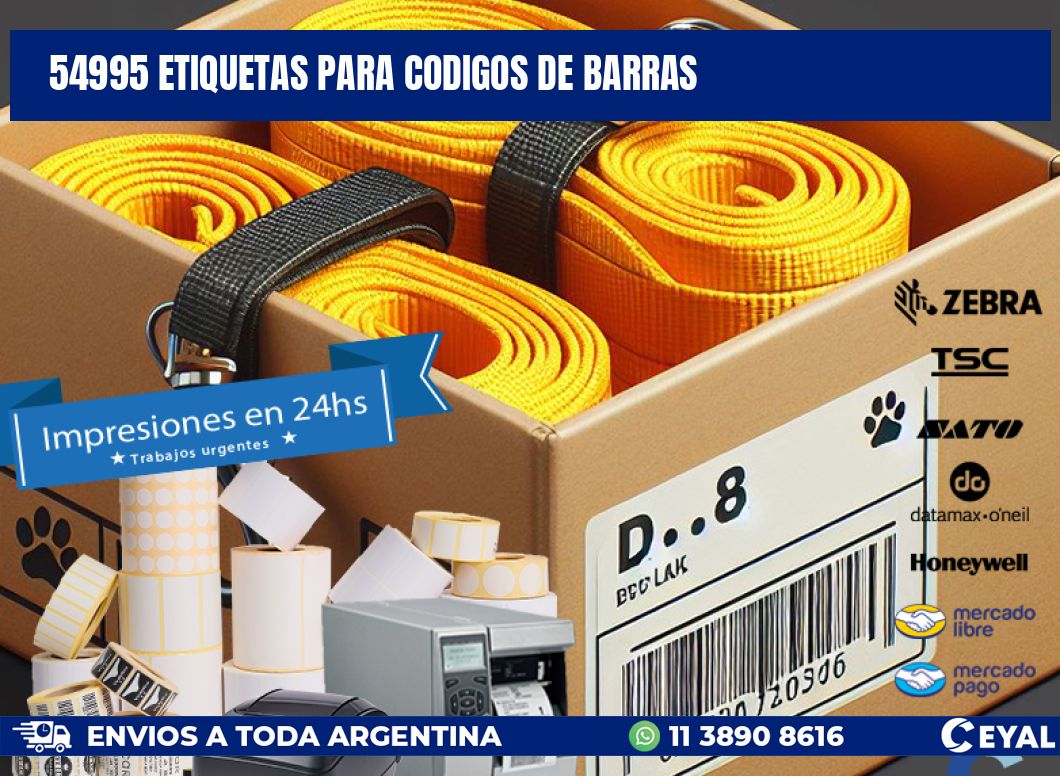 54995 ETIQUETAS PARA CODIGOS DE BARRAS