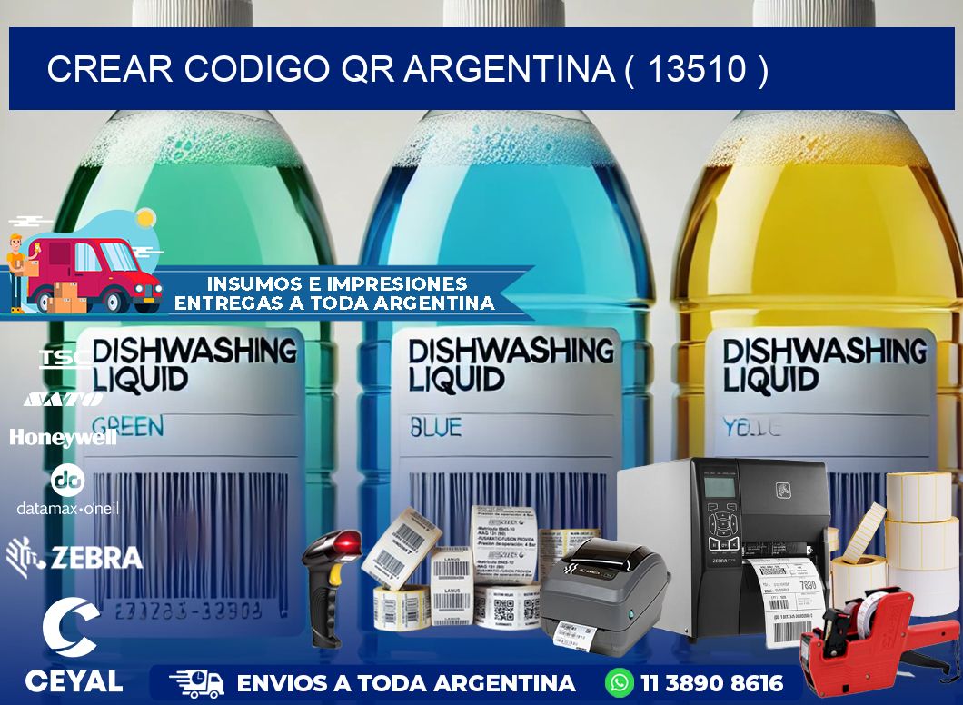 crear codigo qr argentina ( 13510 ) | Etiquetas para Fabricas