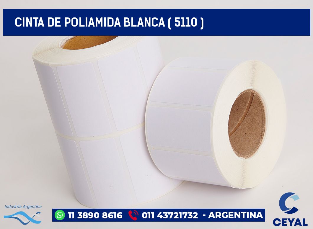 CINTA DE POLIAMIDA BLANCA ( 5110 )