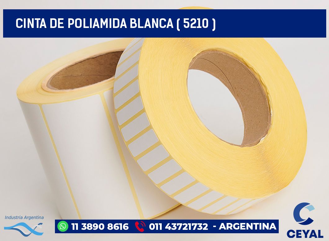 CINTA DE POLIAMIDA BLANCA ( 5210 )