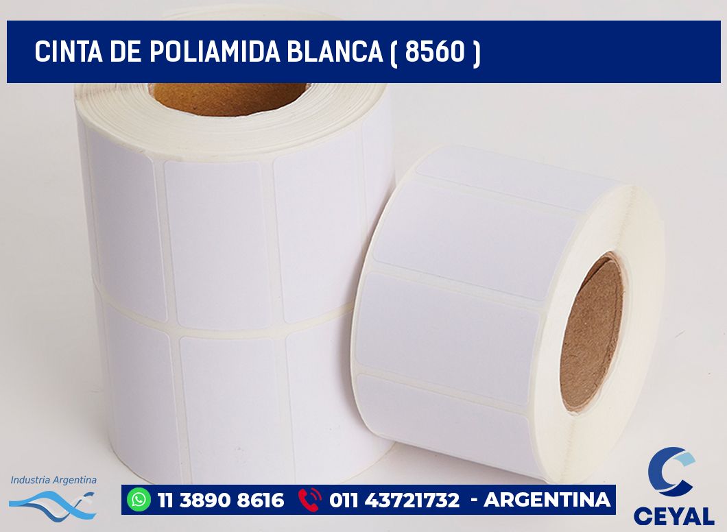 CINTA DE POLIAMIDA BLANCA ( 8560 )