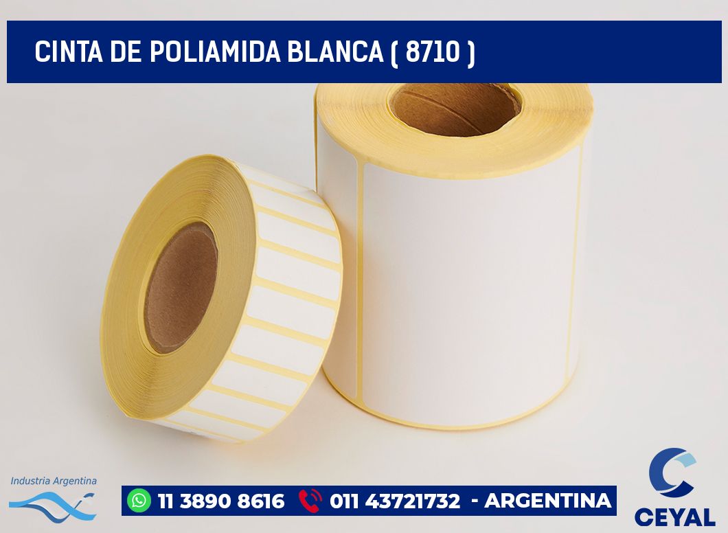 CINTA DE POLIAMIDA BLANCA ( 8710 )