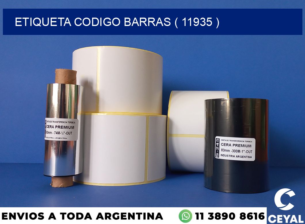 ETIQUETA CODIGO BARRAS ( 11935 )