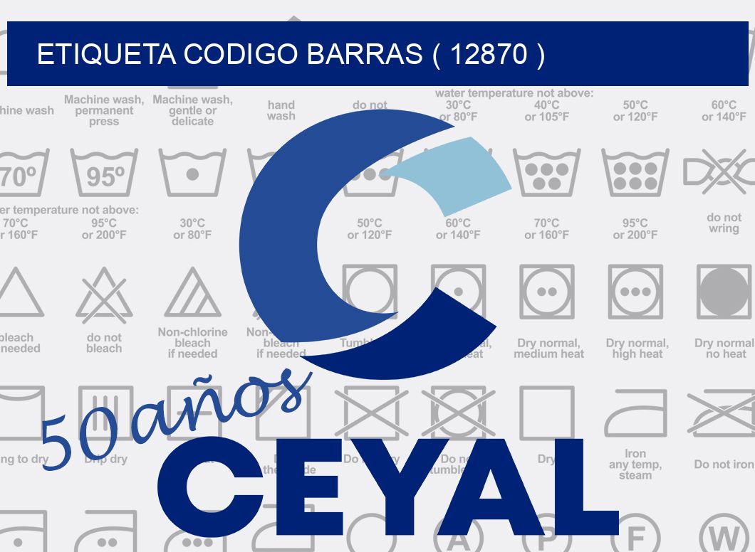 ETIQUETA CODIGO BARRAS ( 12870 )