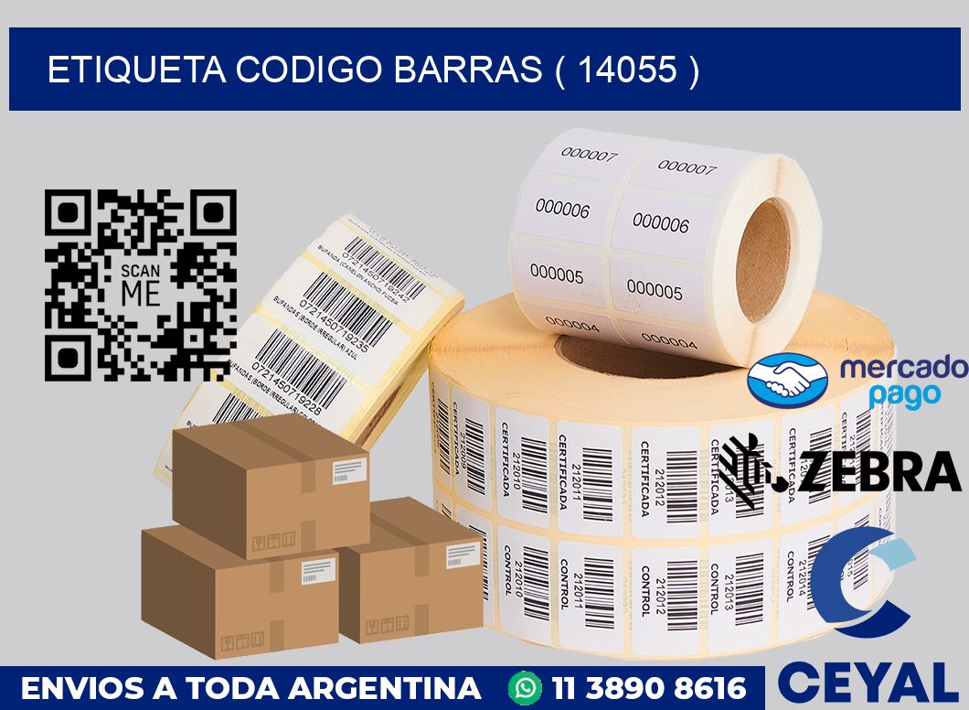 ETIQUETA CODIGO BARRAS ( 14055 )