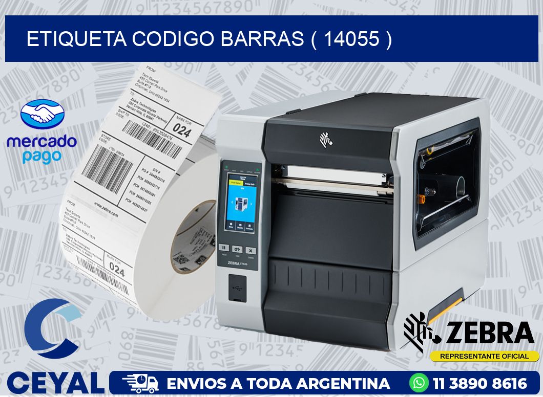 ETIQUETA CODIGO BARRAS ( 14055 )