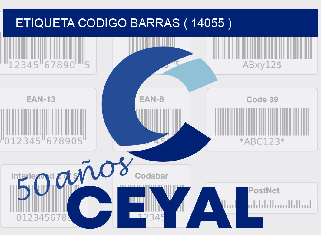 ETIQUETA CODIGO BARRAS ( 14055 )