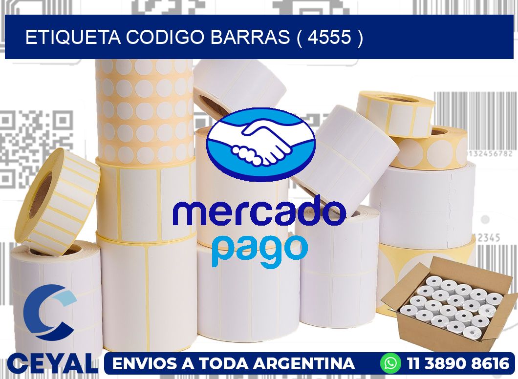 ETIQUETA CODIGO BARRAS ( 4555 )