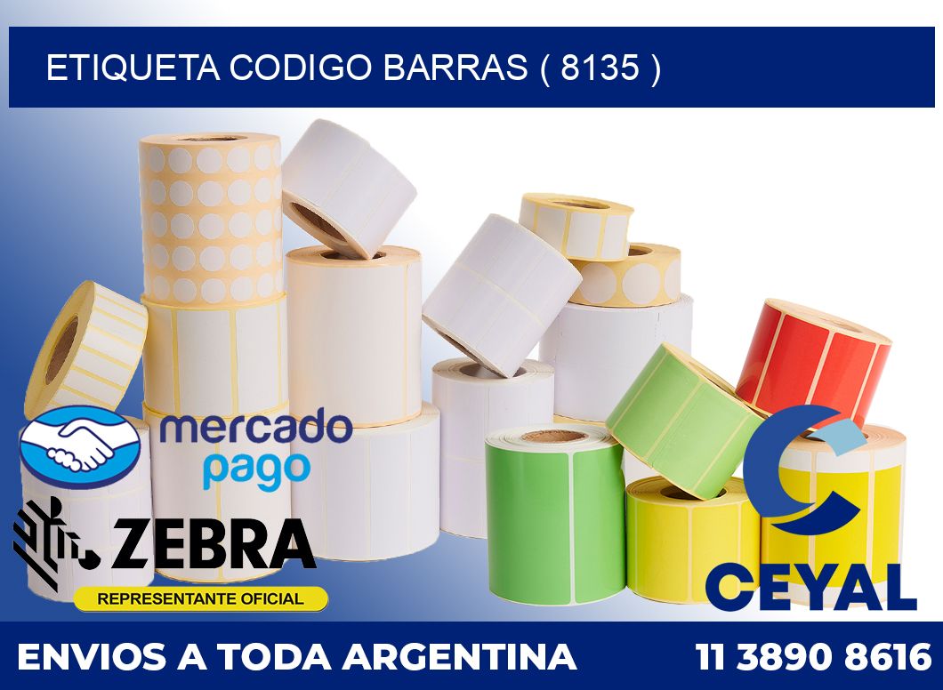 ETIQUETA CODIGO BARRAS ( 8135 )