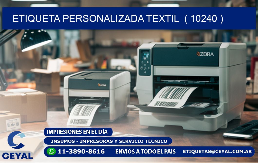 ETIQUETA PERSONALIZADA TEXTIL  ( 10240 )