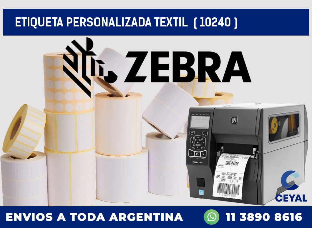 ETIQUETA PERSONALIZADA TEXTIL  ( 10240 )