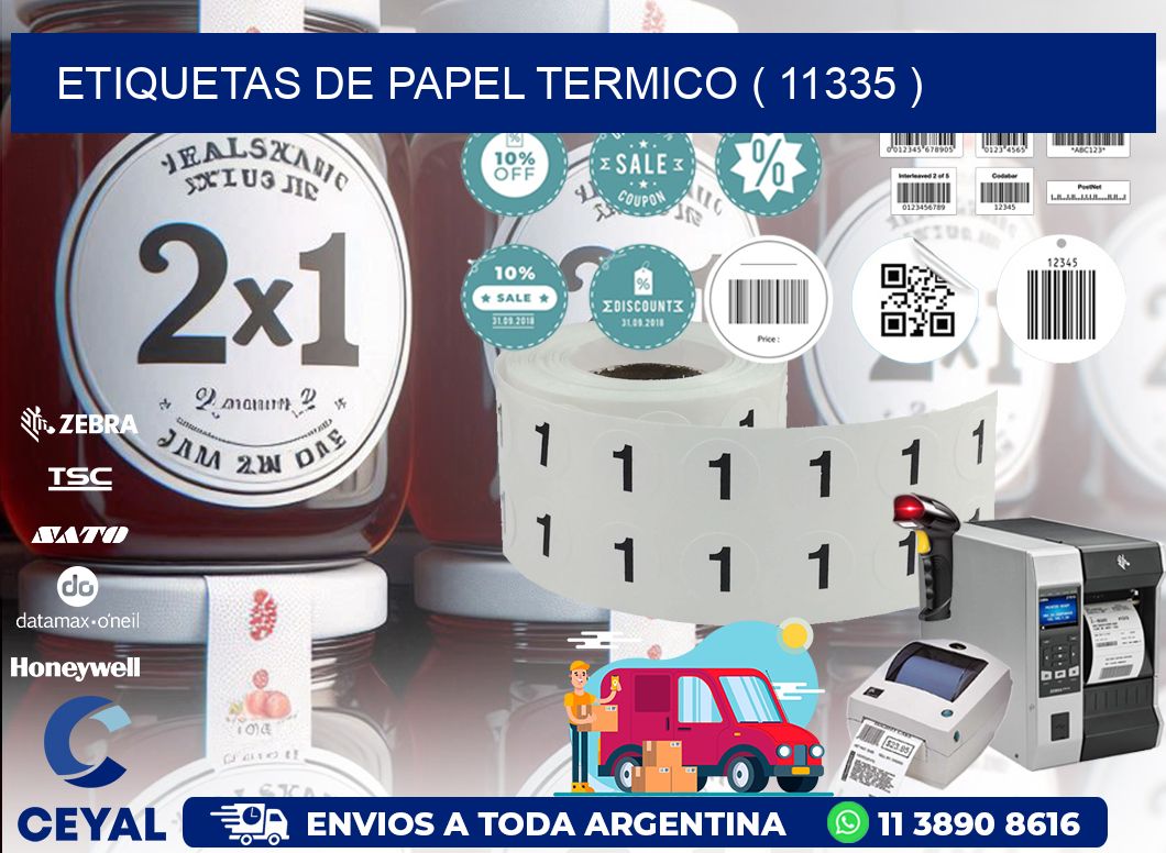 ETIQUETAS DE PAPEL TERMICO ( 11335 )