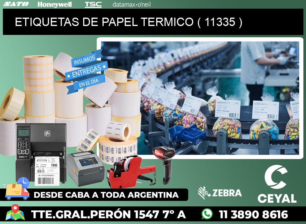 ETIQUETAS DE PAPEL TERMICO ( 11335 )