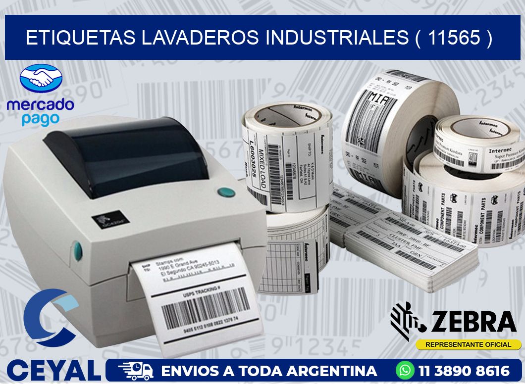 ETIQUETAS LAVADEROS INDUSTRIALES ( 11565 )