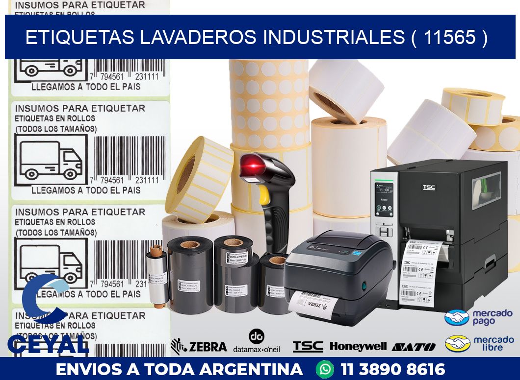 ETIQUETAS LAVADEROS INDUSTRIALES ( 11565 )