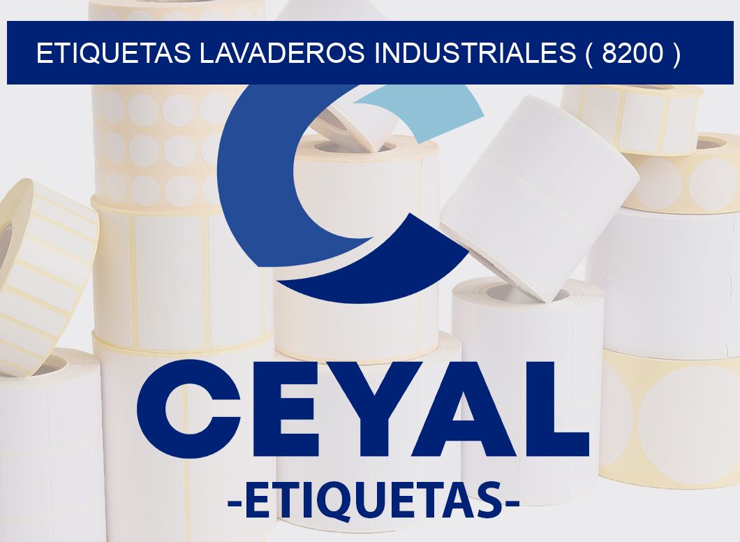 ETIQUETAS LAVADEROS INDUSTRIALES ( 8200 )