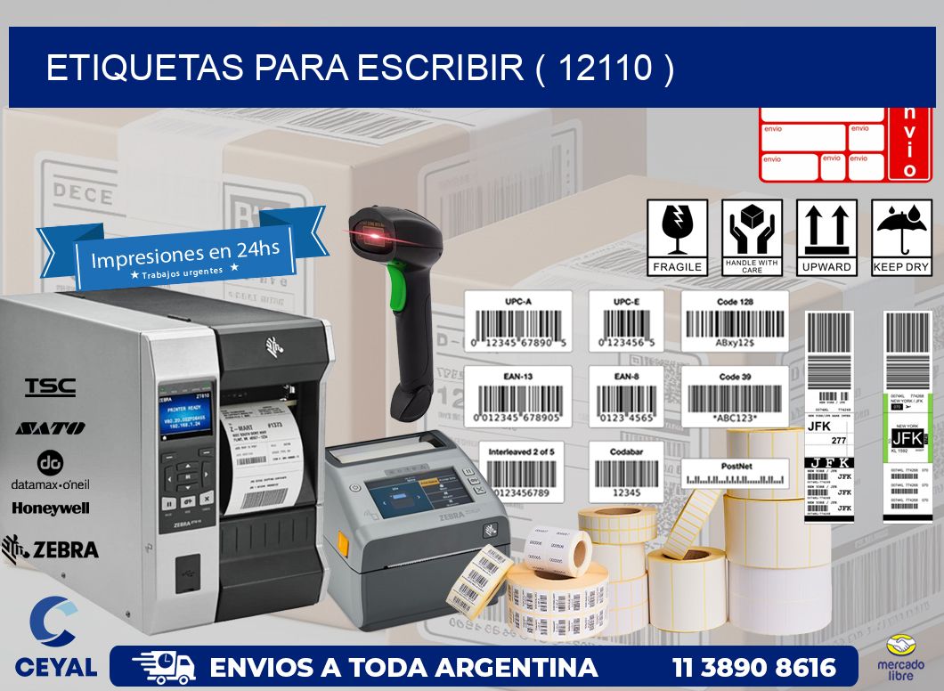 ETIQUETAS PARA ESCRIBIR ( 12110 )