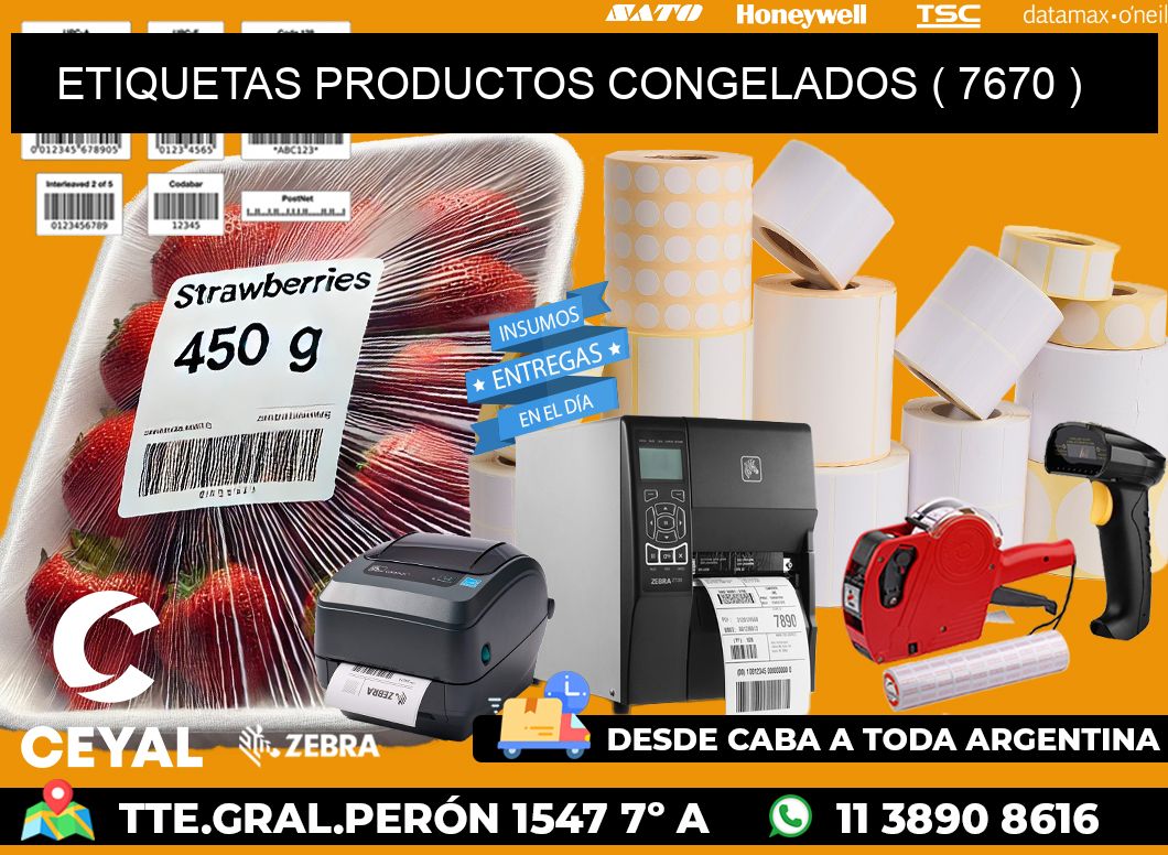 ETIQUETAS PRODUCTOS CONGELADOS ( 7670 )